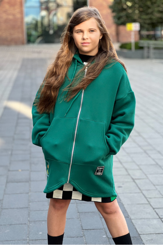 copy of Długa Bluza Best Friend Forever zielona