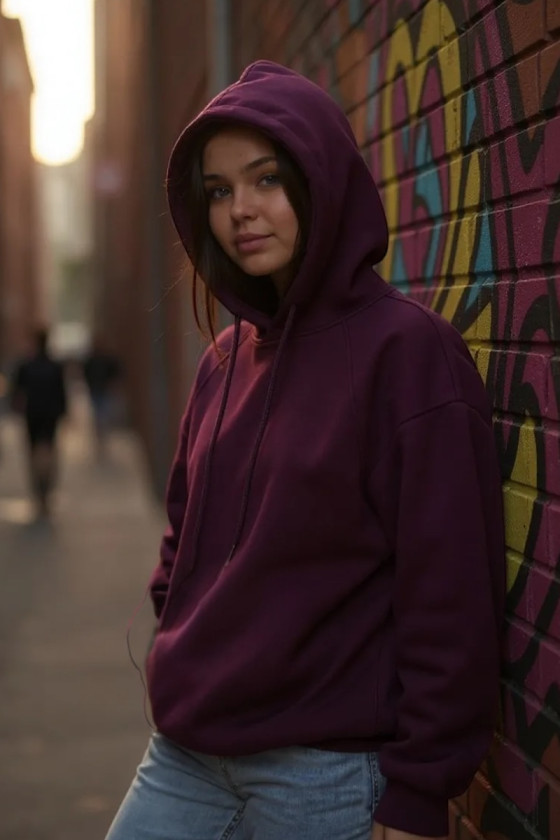 Bluza dla dziewczynki Milla Fiolet bakłażanowy Bluza dla dziewczynki Milla Fiolet bakłażanowy