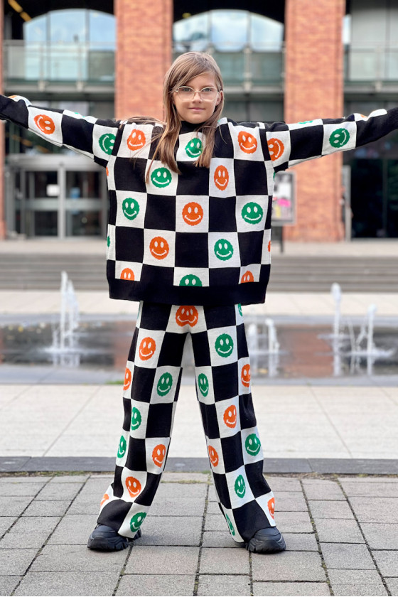 Komplet dla dziewczynki sweter spodnie odzież dziecięca Komplet dla dziewczynki sweter spodnie odzież dziecięca