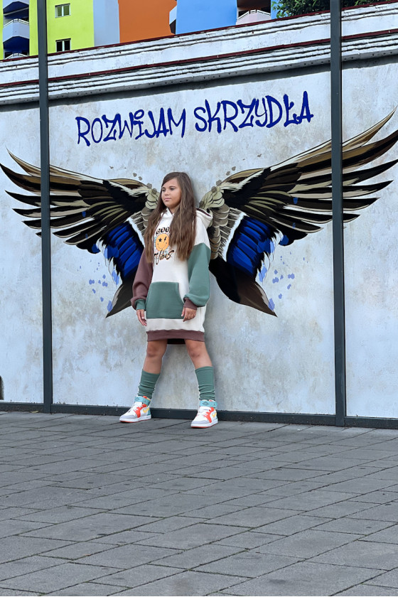 Bluza dla dziewczynki sowka odzież dziecięca Bluza dla dziewczynki sowka odzież dziecięca