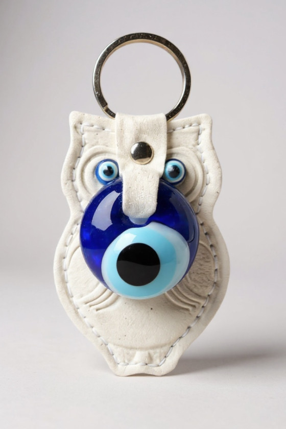 Gratis Breloczek Sowa Oczko Biała