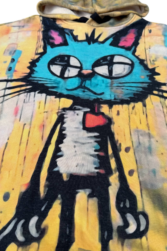 Bluza bawełna pętelkowa Kitty Bluza bawełna pętelkowa Kitty
