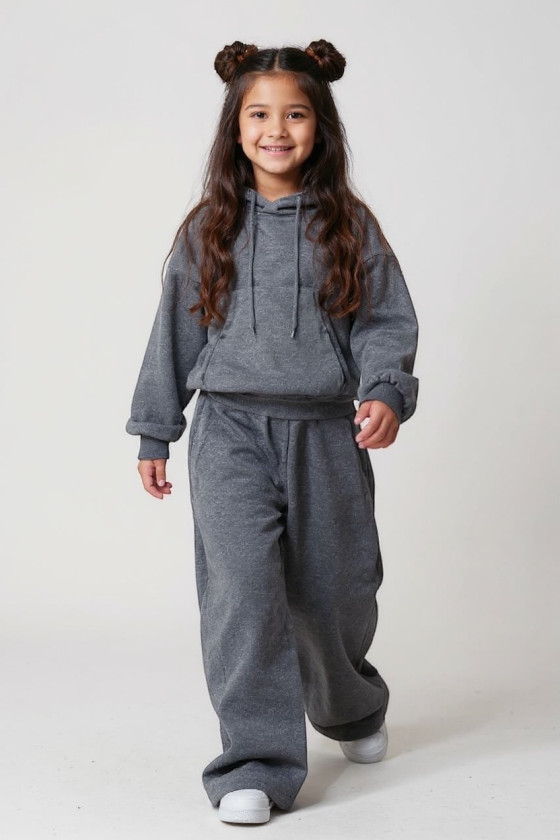 Komplet bluza i spodnie Street Fashion szary