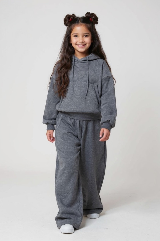 Komplet bluza i spodnie Street Fashion szary