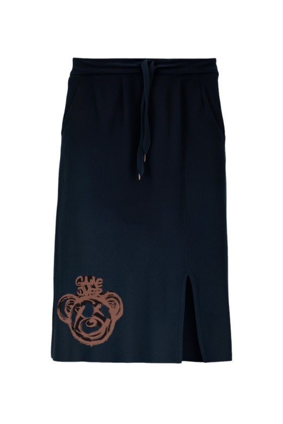 komplet dresowy ocieplany bluza i spódniczka dres  bawełniany bluza bawełna bluza ocieplana sówka sklep odzież dziecięca