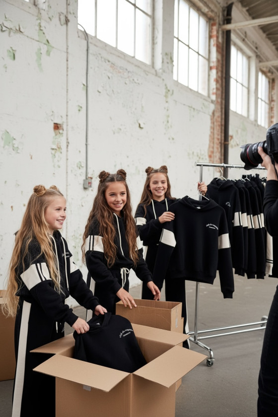 Komplet ocieplany bluza i spodnie Club Raquett Czarny