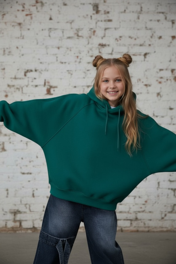 Bluza dla dziewczynki Milla Zielona