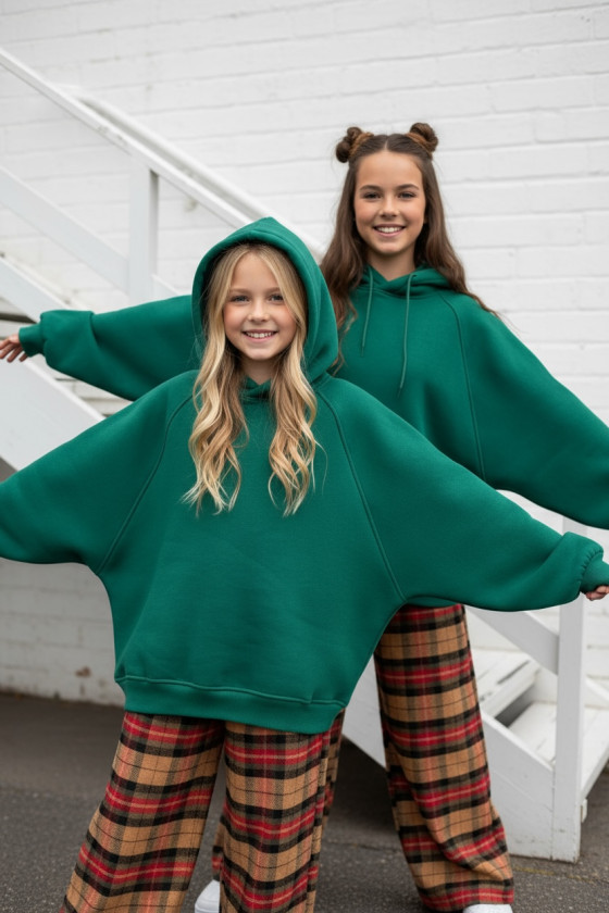 Bluza dla dziewczynki Milla Zielona