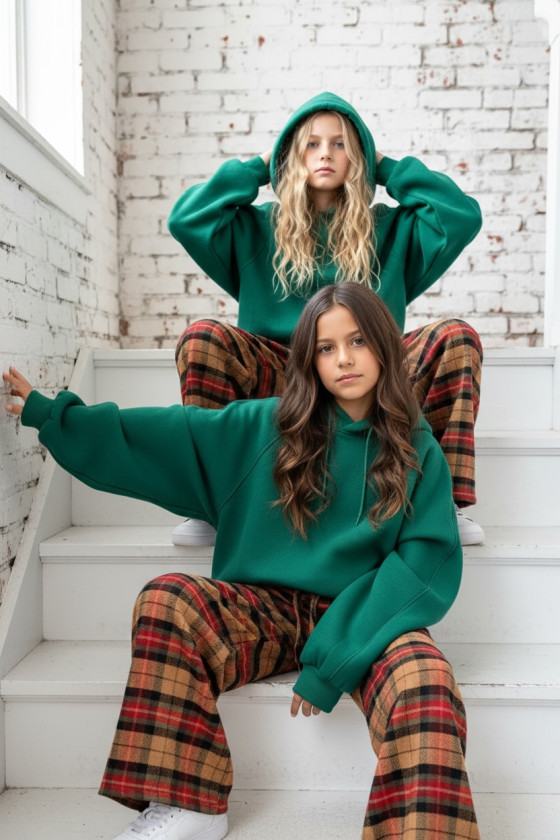 Bluza dla dziewczynki Milla Zielona