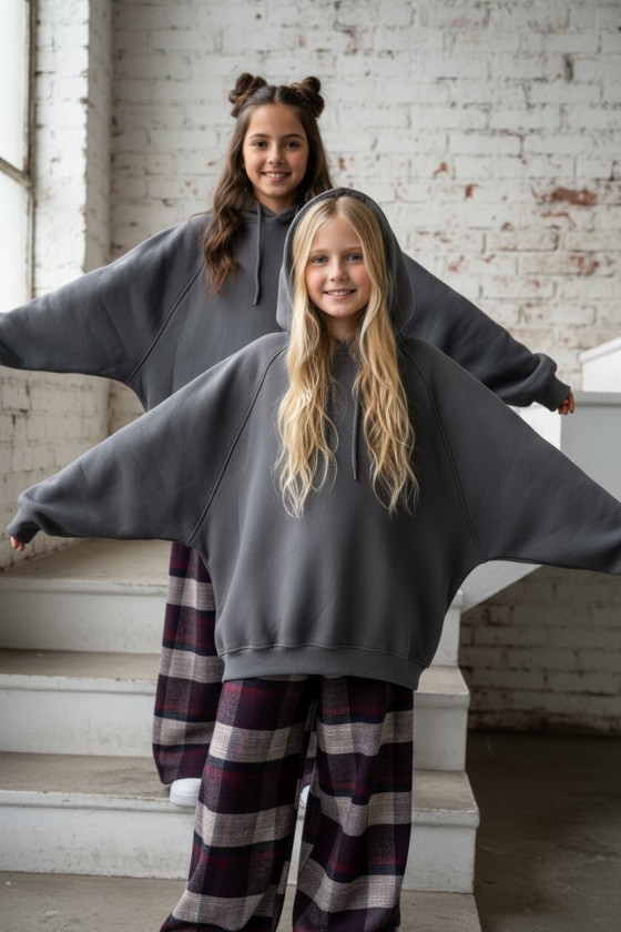 Bluza dla dziewczynki Milla Szara