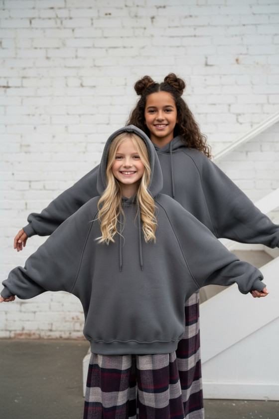 Bluza dla dziewczynki Milla Szara