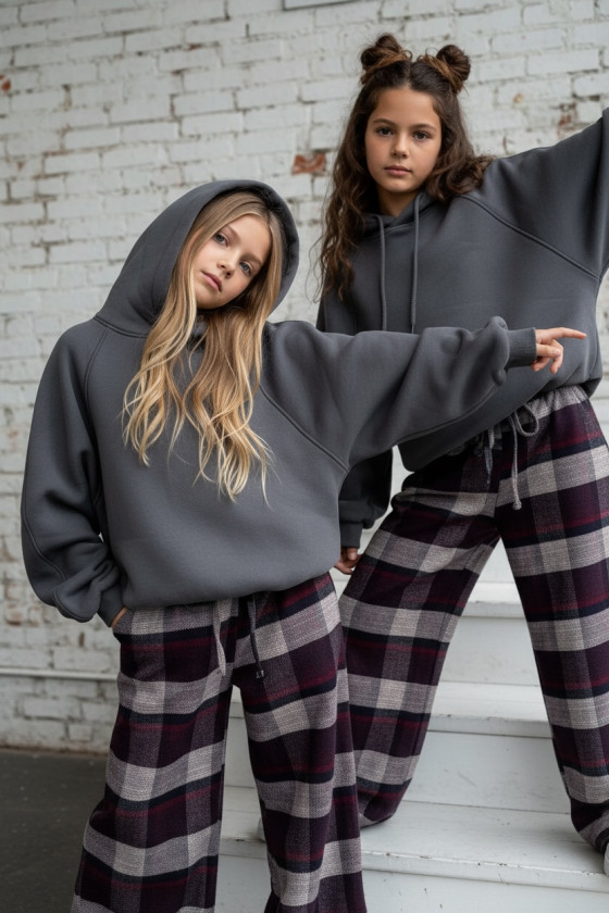 Bluza dla dziewczynki Milla Szara