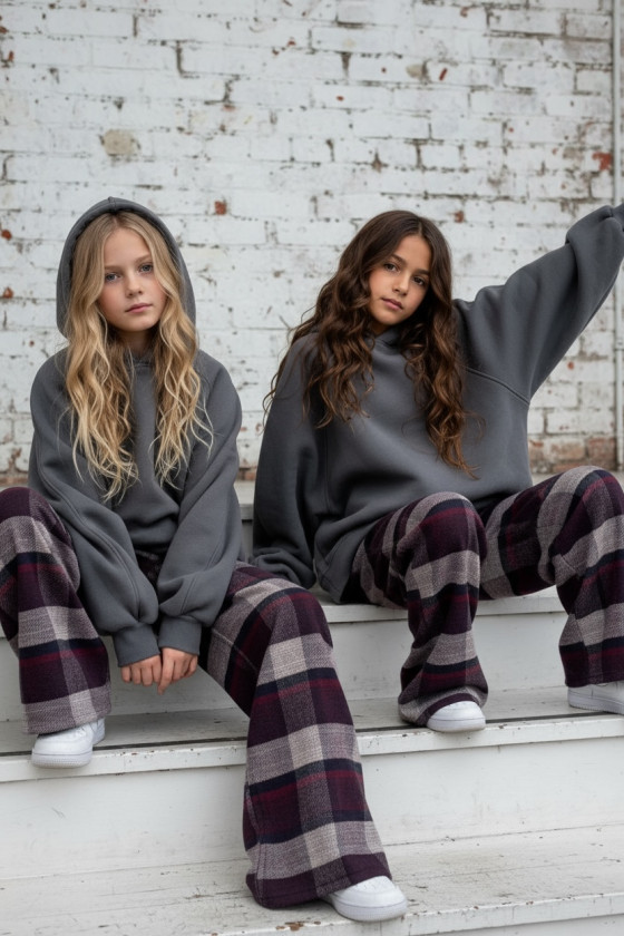 Bluza dla dziewczynki Milla Szara