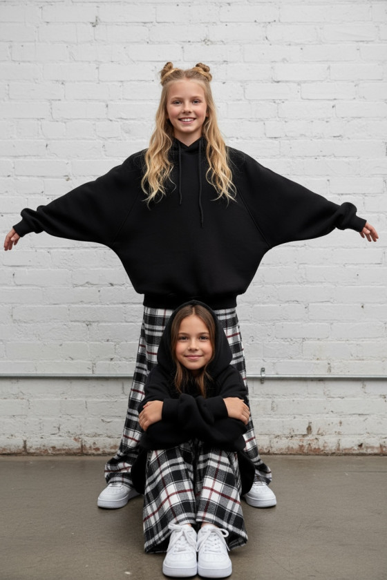 Bluza dla dziewczynki Milla Czarna