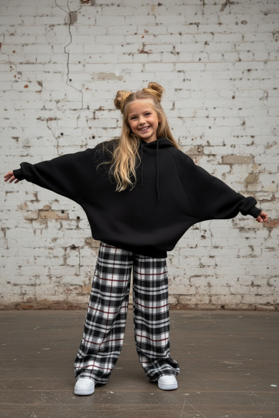 Bluza dla dziewczynki Milla Czarna