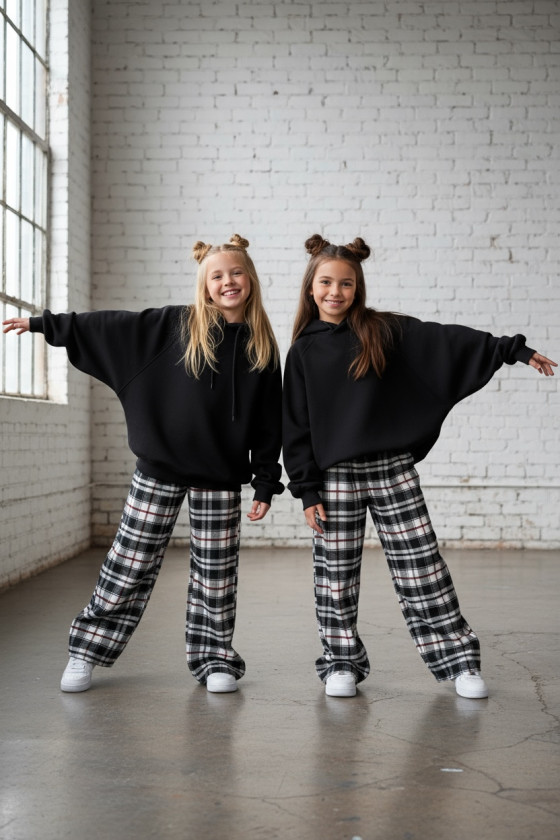 Bluza dla dziewczynki Milla Czarna