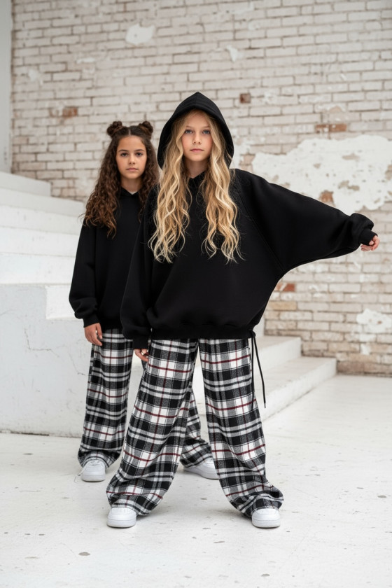 Bluza dla dziewczynki Milla Czarna