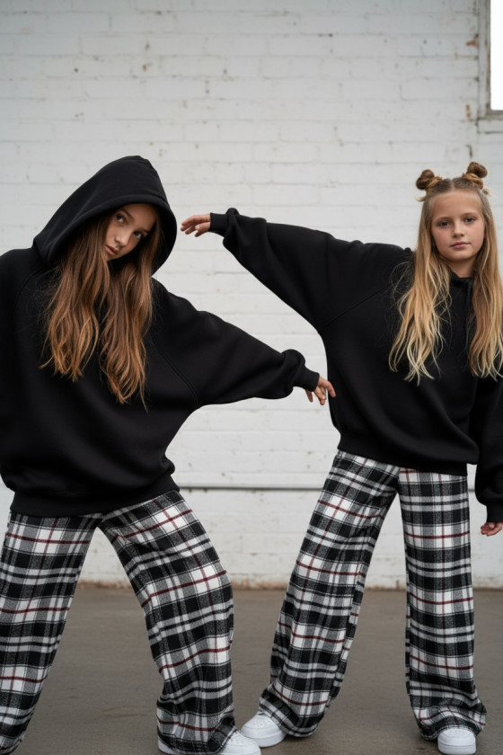 Bluza dla dziewczynki Milla Czarna