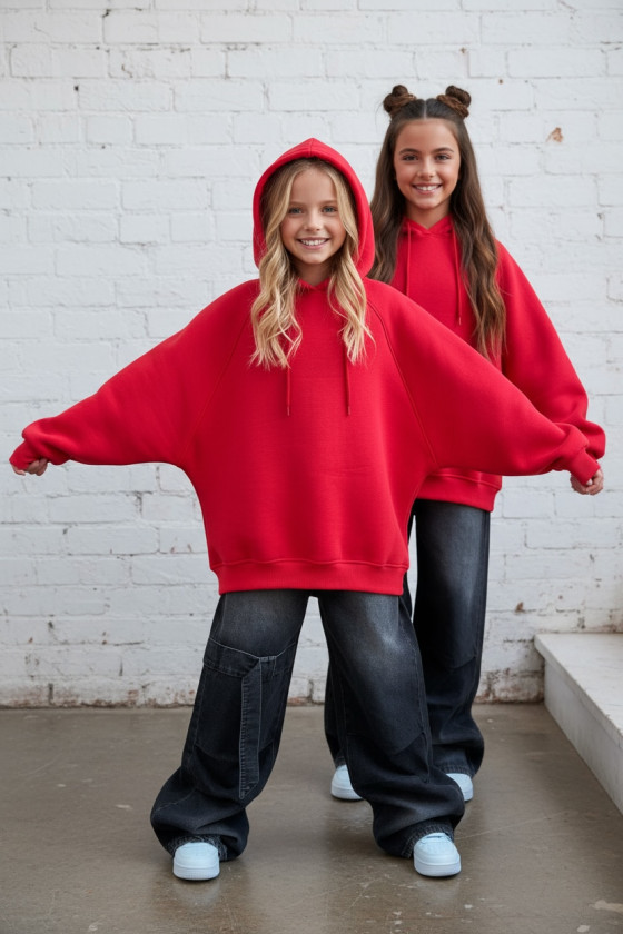 Bluza dla dziewczynki Milla Czerwona