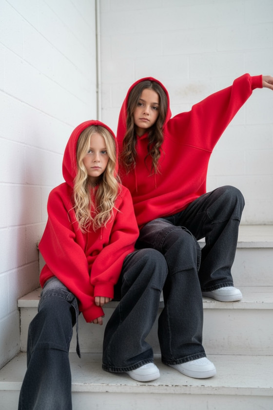 Bluza dla dziewczynki Milla Czerwona