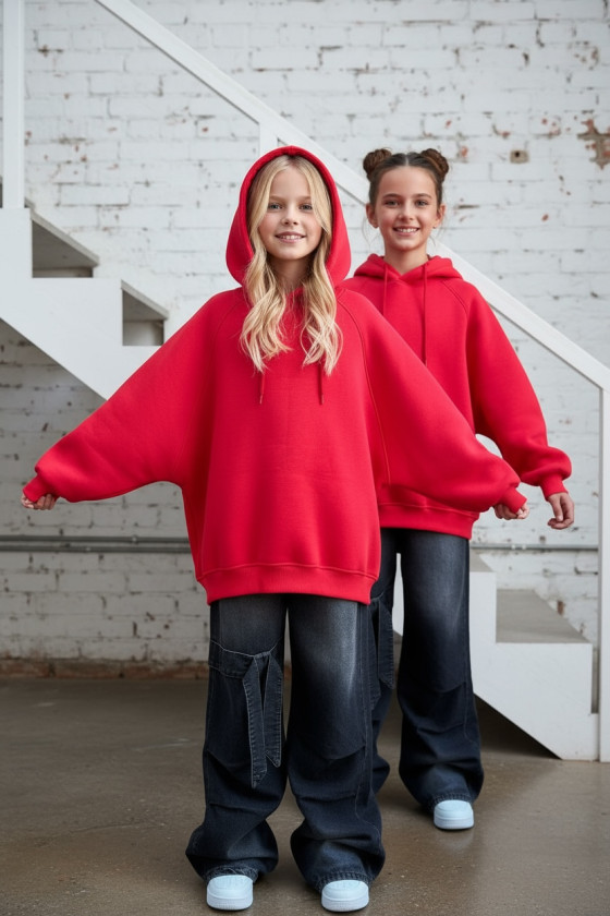 Bluza dla dziewczynki Milla Czerwona