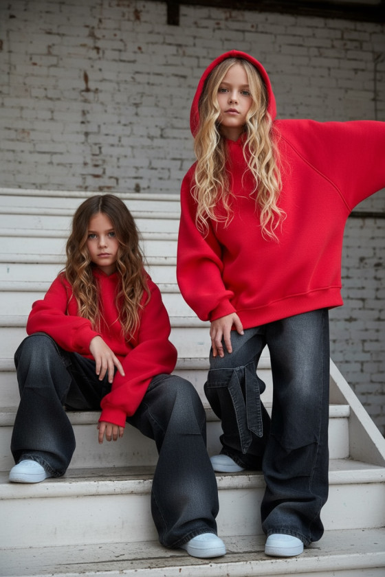 Bluza dla dziewczynki Milla Czerwona