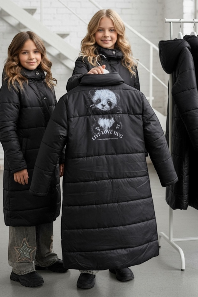 Płaszcz zimowy dziewczęcy