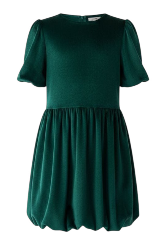 Sukienka z kołnierzykiem Anastazja Butelkowa Zieleń