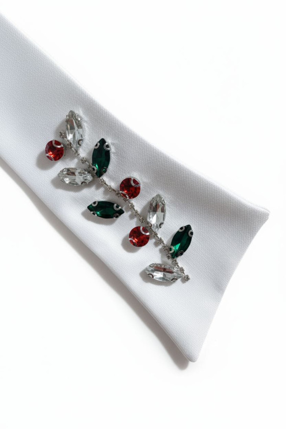 Sukienka z kołnierzykiem Anastazja Butelkowa Zieleń