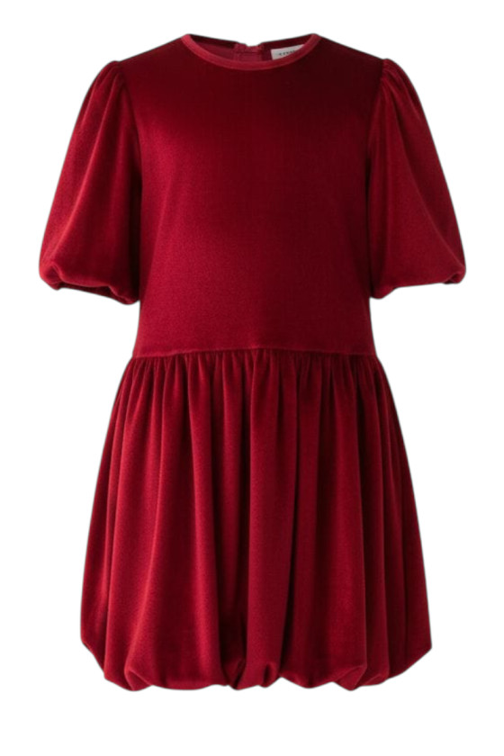 Sukienka z kołnierzykiem Anaztazja Czerwona