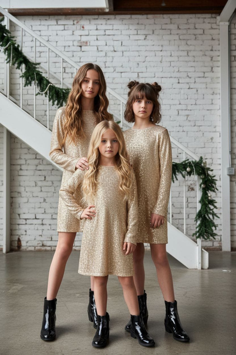 Sukienka dla dziewczynki Kokarda Złota