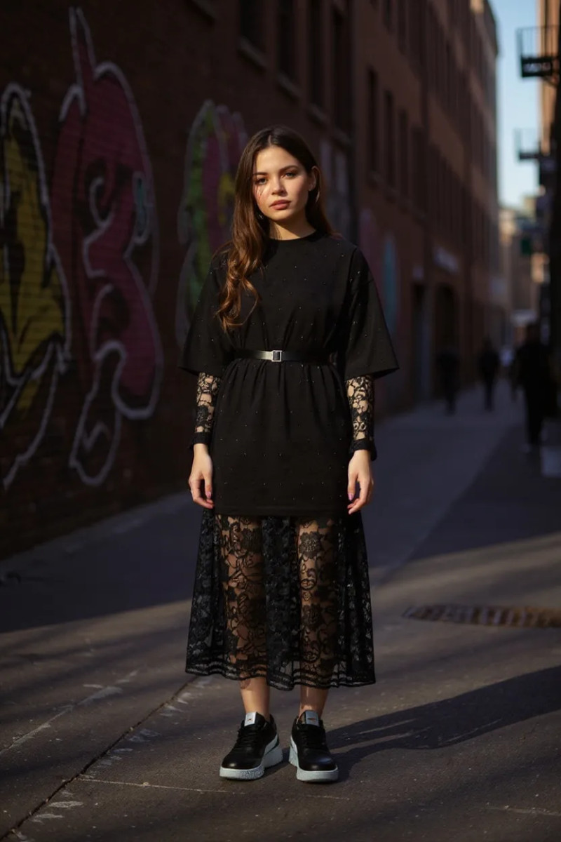 Sukienka 3w1 Sukienka+tunika+pasek