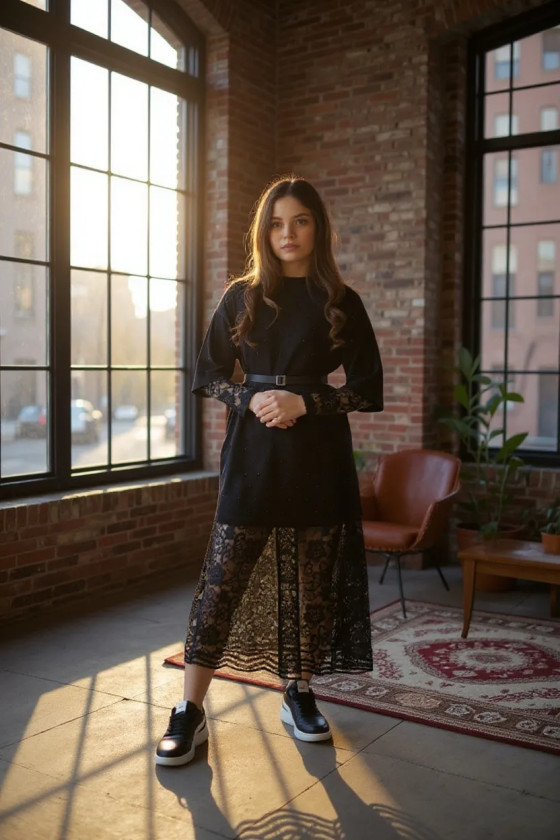 Sukienka 3w1 Sukienka+tunika+pasek