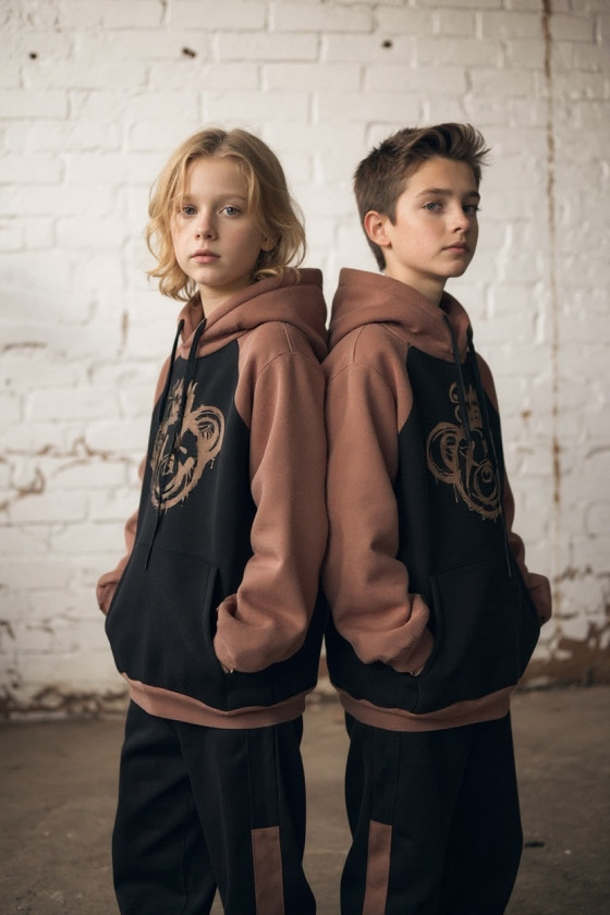 komplet dresowy ocieplany bluza i spodnie dres bawełniany bluza bawełna bluza ocieplana sówka sklep odzież dziecięca