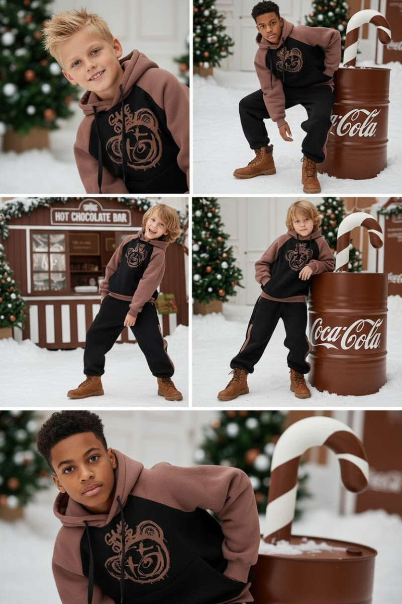 komplet dresowy ocieplany bluza i spodnie dres bawełniany bluza bawełna bluza ocieplana sówka sklep odzież dziecięca