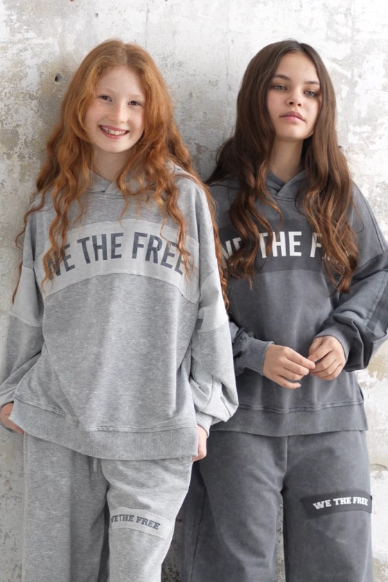 Komplet We The Free jasny szary