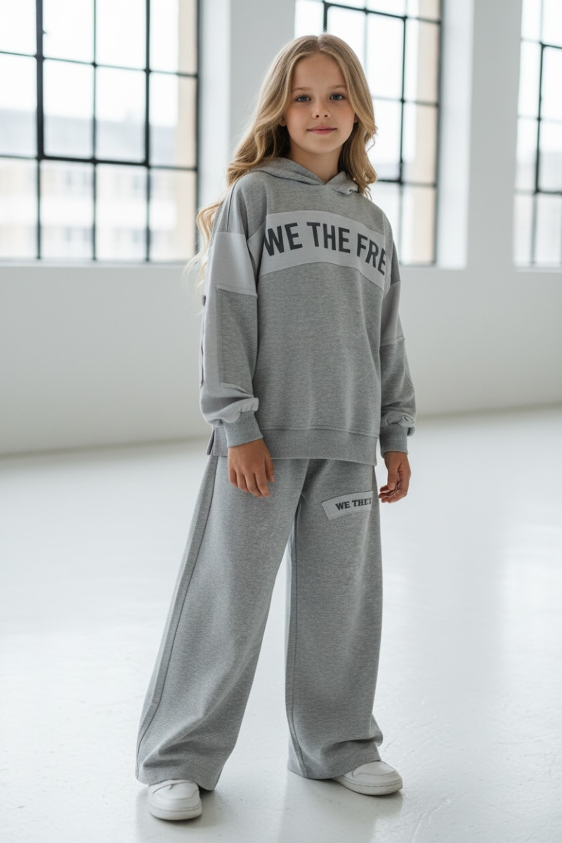 Komplet We The Free jasny szary