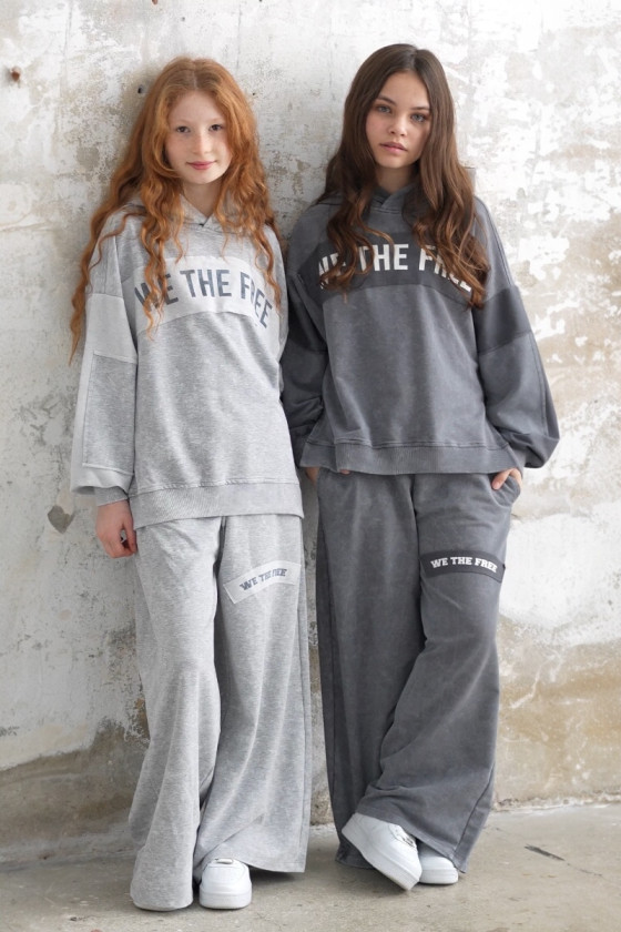 Komplet We The Free ciemny szary