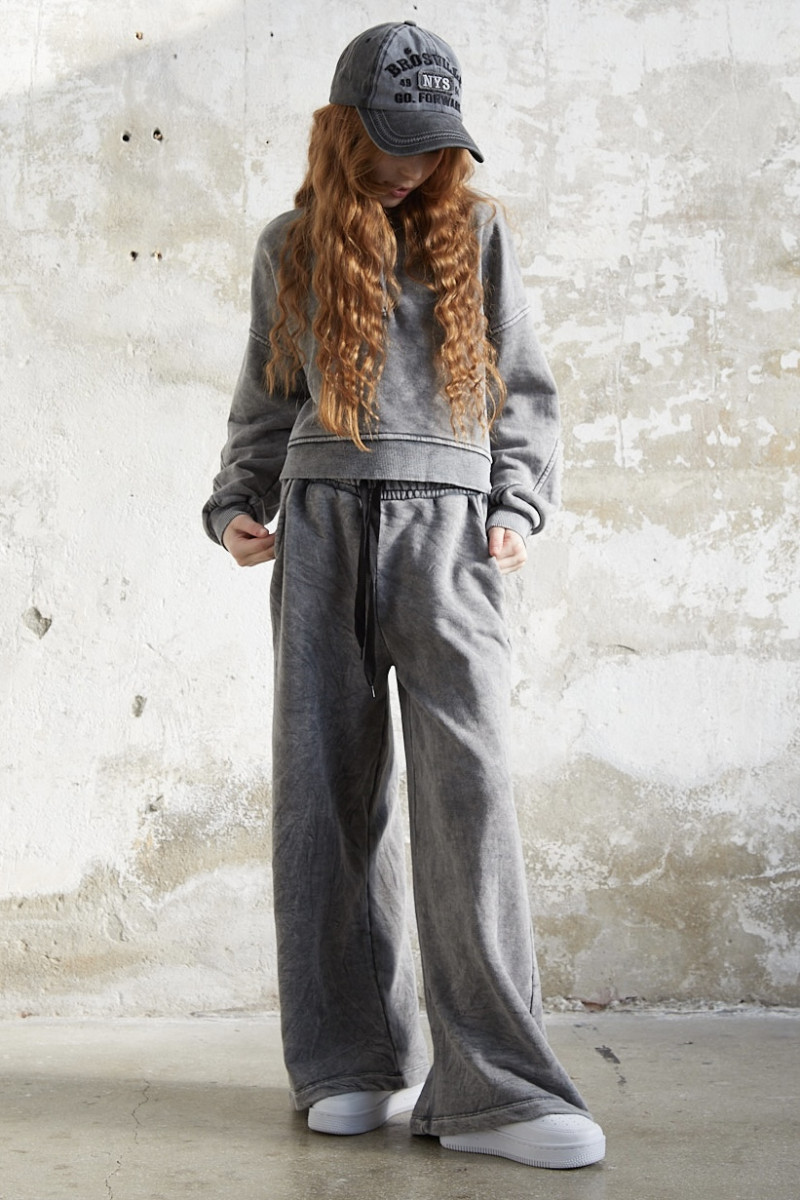 dres sportowy dla dziewczynki dres casualowy komplet spodnie szerokie nogawki komplet bawełniany nastolatki sówka sklep moda tee