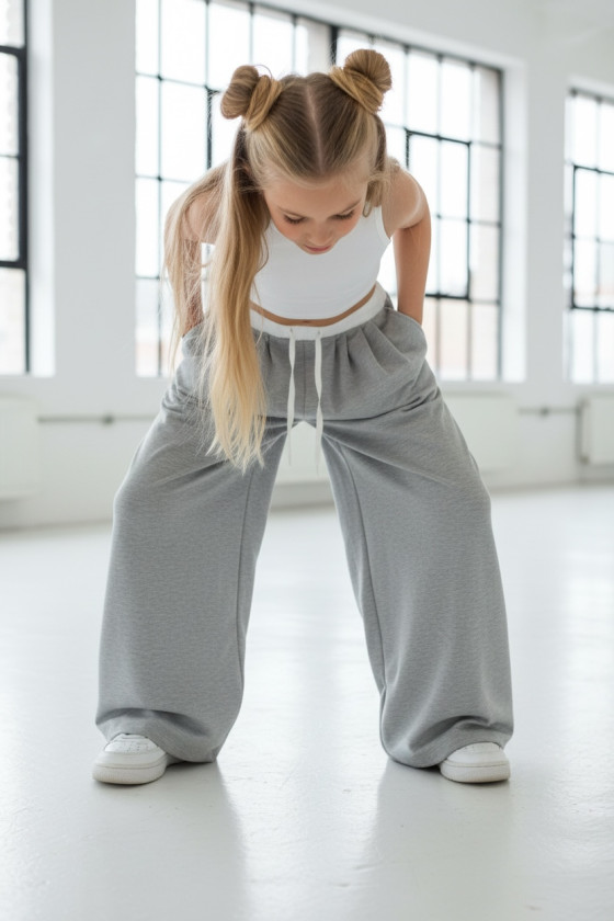 Spodnie dresowe Oli szare