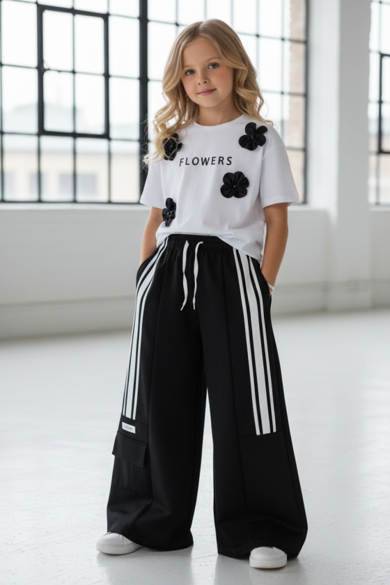 Spodnie dresowe Sisi czarne