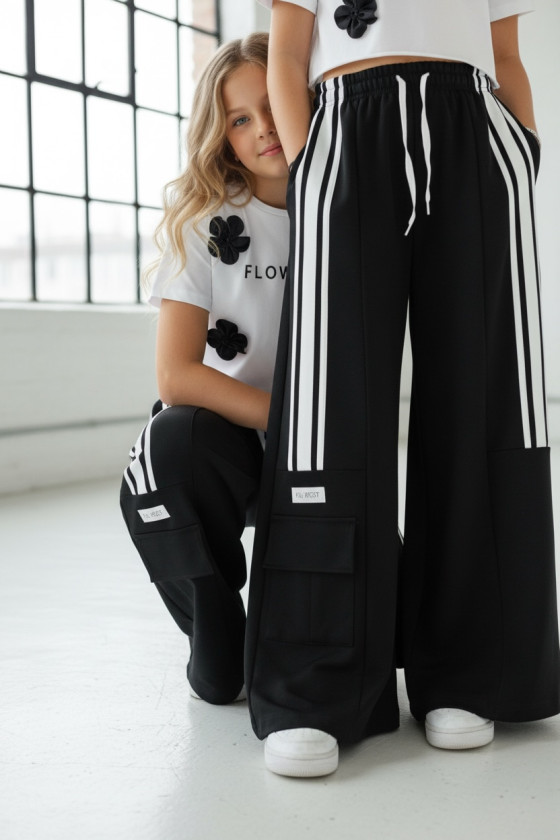 Spodnie dresowe Sisi czarne