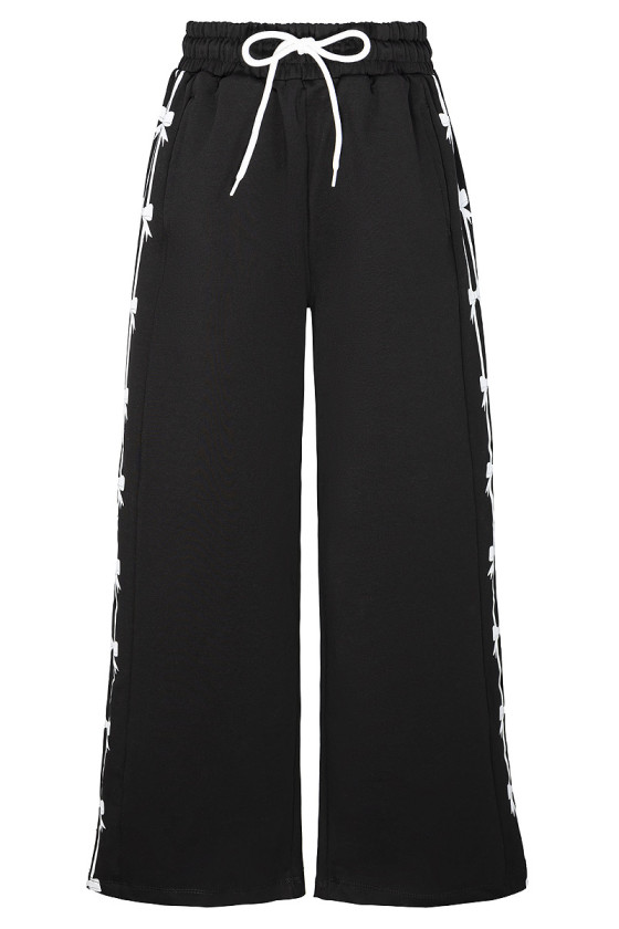 Spodnie dresowe Kokardki czarne