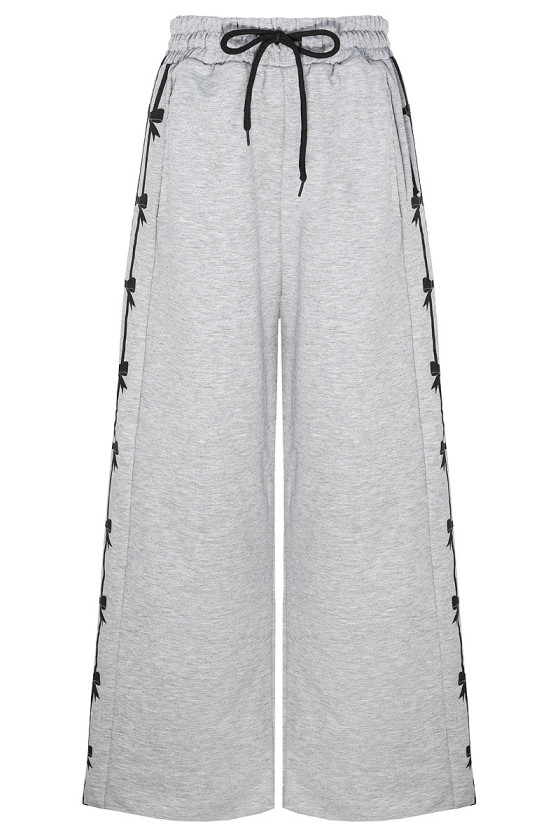 Spodnie dresowe Kokardki szare