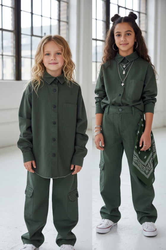 Komplet dla dziewczynki komplet do szkoły dla dziewczynki odzież dziecięca Sówka