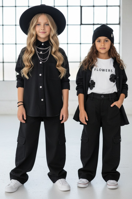 Komplet dla dziewczynki komplet do szkoły dla dziewczynki odzież dziecięca Sówka