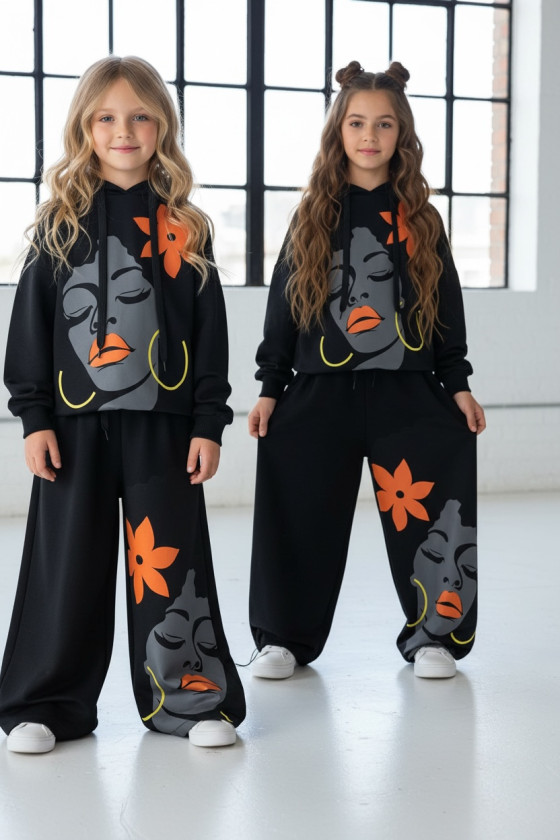 Komplet dla dziewczynki komplet dresowy dla dziewczynki odzież dziecięca Sówka