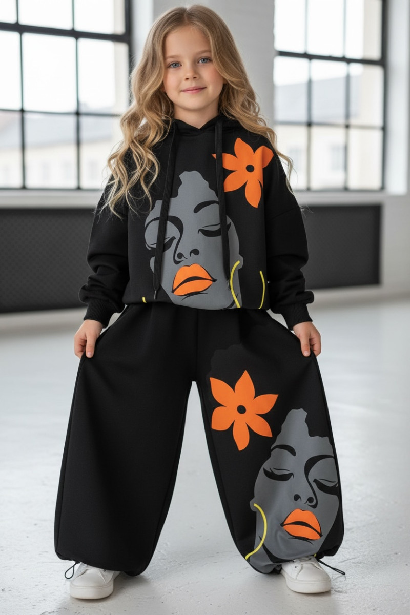 Komplet dla dziewczynki komplet dresowy dla dziewczynki odzież dziecięca Sówka
