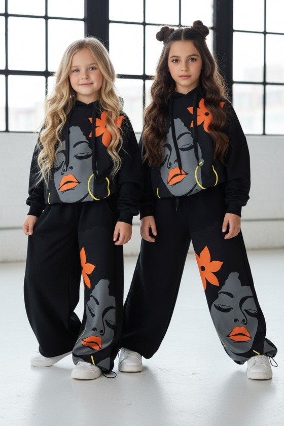 Komplet dla dziewczynki komplet dresowy dla dziewczynki odzież dziecięca Sówka