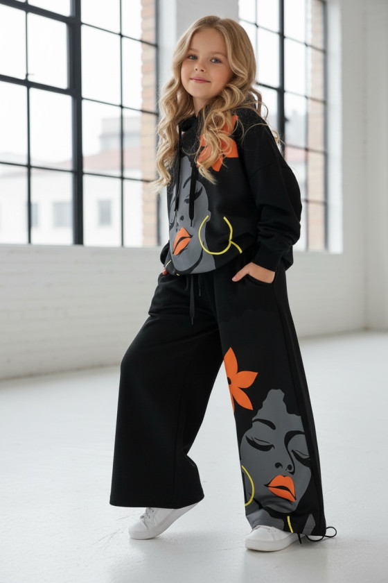 Komplet dla dziewczynki komplet dresowy dla dziewczynki odzież dziecięca Sówka